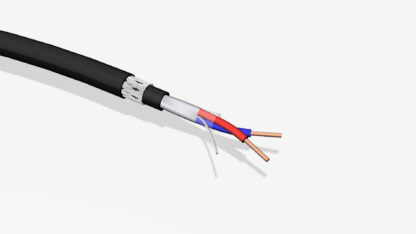 CABLE BLINDADO DRENAJE CUBIERTA INTERNA ARMADO PAR SÓLIDO