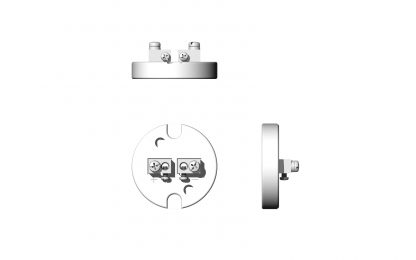 Zócalos de conexión para Cabezales de termocupla KN-DANA-2PC-CUBOID